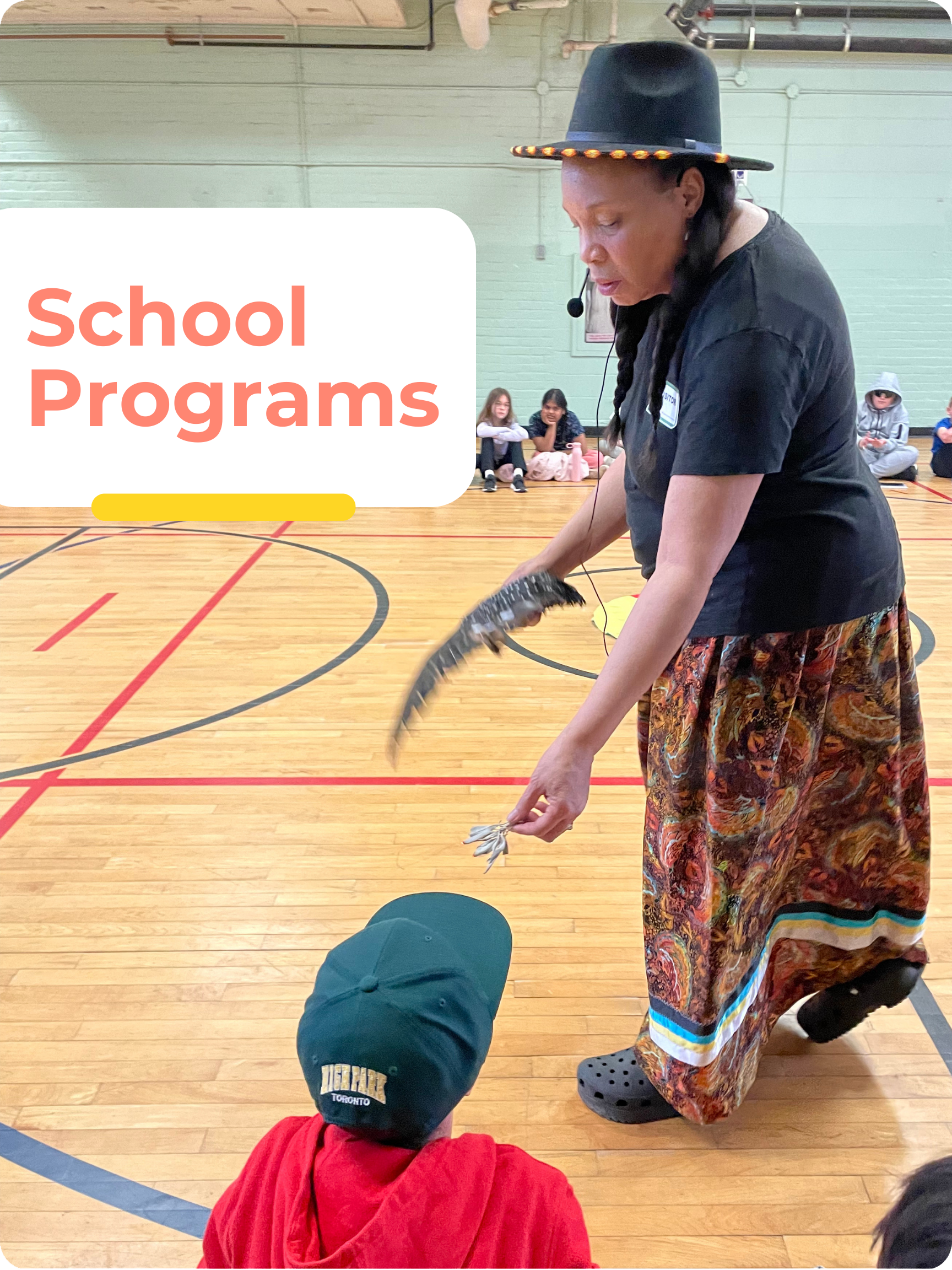 Select this image to explore Deschool's school programs, such as Indigenous Education and Renewable Energy
